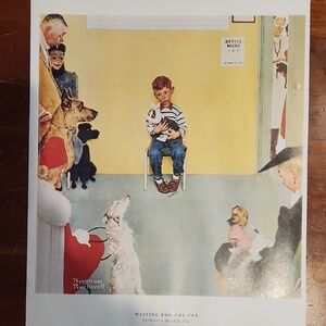 Norman Rockwell Double-sided Illustration